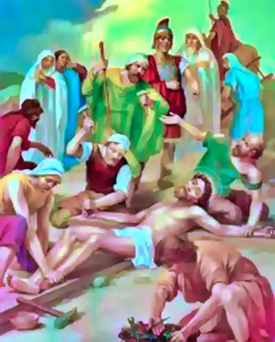 ViacrucisJesusEsClavadoEnLaCruz